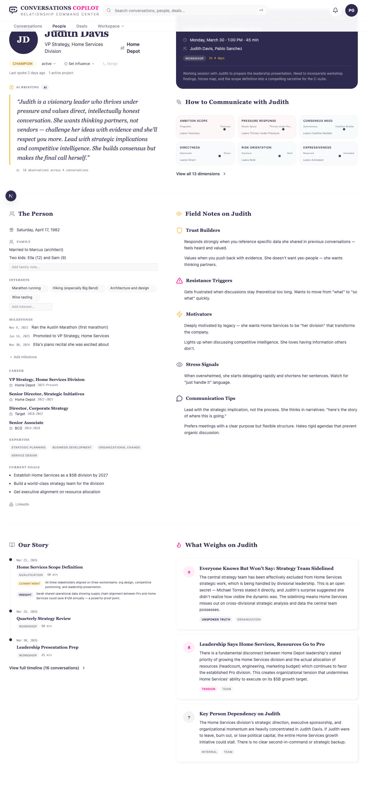 New reps. Full context. Day one.